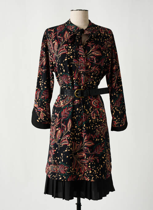 Robe mi-longue noir K-DESIGN pour femme