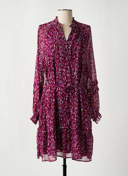 Robe mi-longue violet TRAMONTANA pour femme