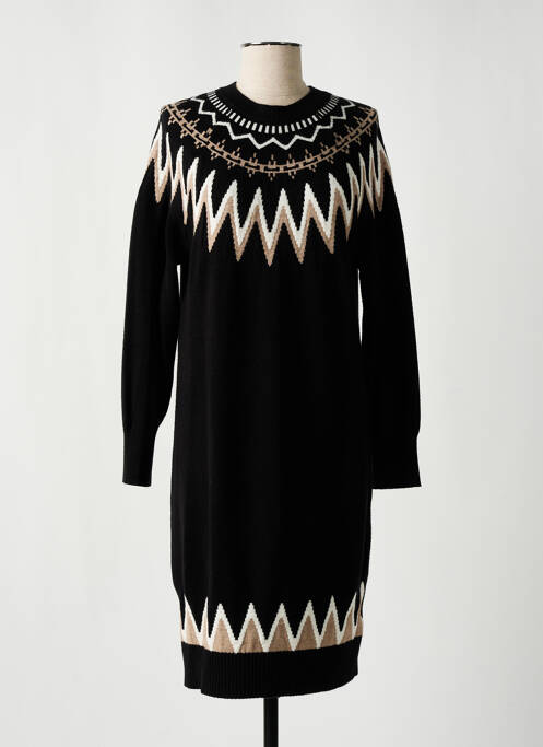 Robe pull noir K-DESIGN pour femme