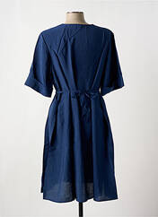 Robe mi-longue bleu C'EST BEAU LA VIE pour femme seconde vue