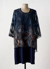 Robe mi-longue bleu GREGORY PAT pour femme seconde vue