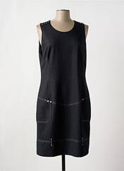 Robe mi-longue noir FRANCE RIVOIRE pour femme seconde vue