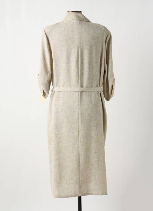 Robe mi-longue beige FRANCE RIVOIRE pour femme