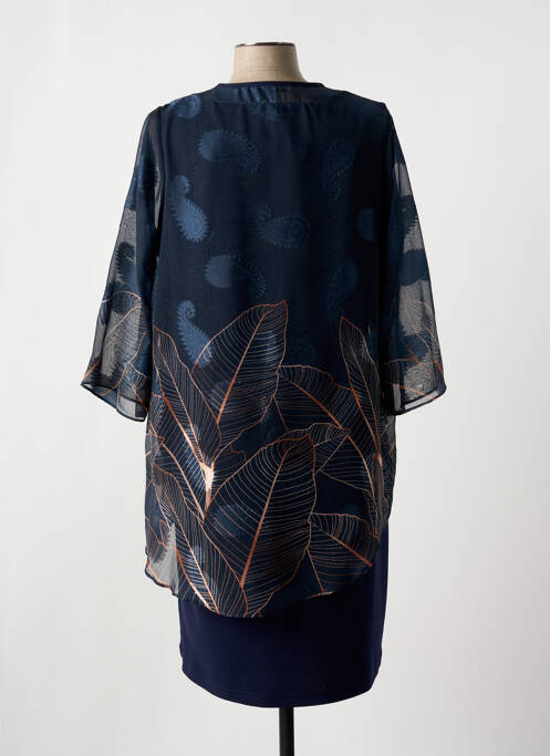 Robe mi-longue bleu GREGORY PAT pour femme