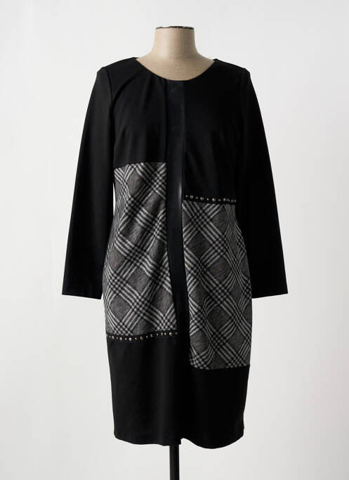 Robe mi-longue noir FRANCE RIVOIRE pour femme