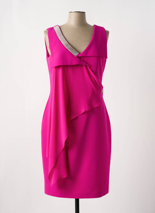 Robe mi-longue rose MATHIEU PARIS pour femme