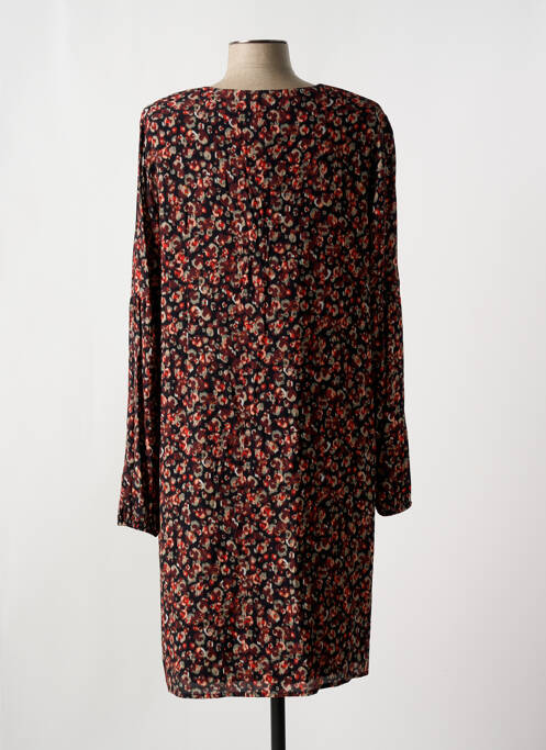 Robe mi-longue rouge SIGNE NATURE pour femme