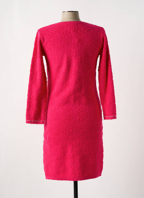 Robe pull rose LEO & UGO femme