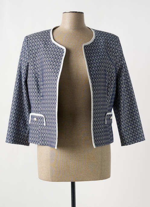 Veste chic bleu ESTEL COLLECTION pour femme