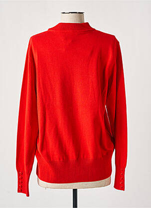 Pull stretch manches longues rouge RABE femme
