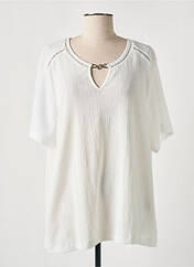 Blouse beige CHRISTINE LAURE pour femme seconde vue