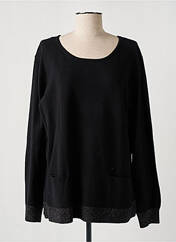 Pull noir MARINA V pour femme seconde vue