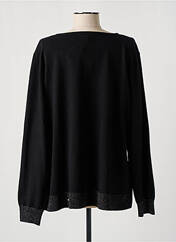 Pull noir MARINA V pour femme seconde vue