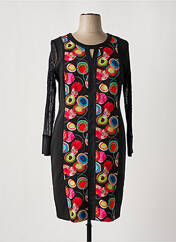 Robe mi-longue noir PAUSE CAFE pour femme seconde vue