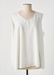 Top blanc CHRISTINE LAURE pour femme seconde vue