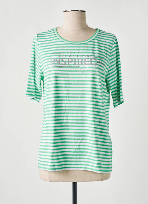 T-shirt coupe droite manches courtes vert RABE femme