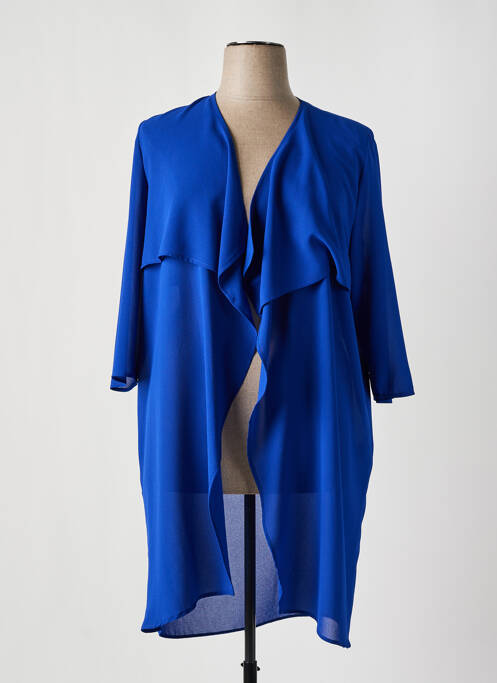 Gilet manches longues manches 3/4 bleu TINTA STYLE femme