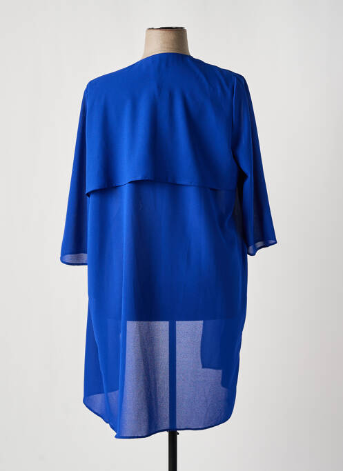 Gilet manches longues manches 3/4 bleu TINTA STYLE femme