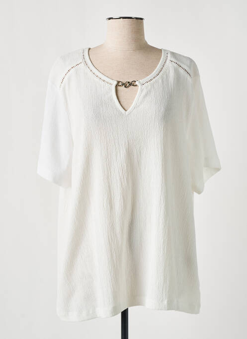 Blouse beige CHRISTINE LAURE pour femme