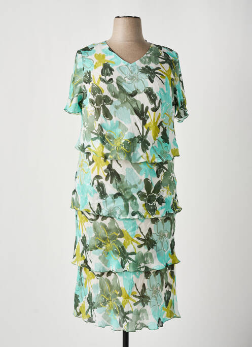 Robe mi-longue bleu FRANK WALDER pour femme