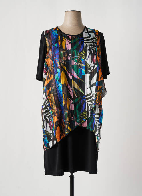 Robe mi-longue noir GREGORY PAT pour femme