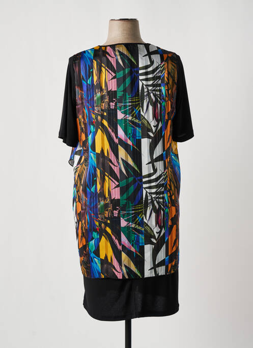 Robe mi-longue noir GREGORY PAT pour femme