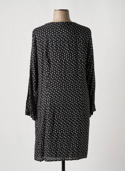 Robe mi-longue noir PAUSE CAFE femme