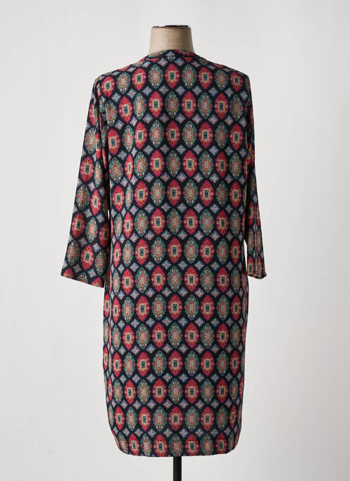 Robe mi-longue noir SIGNE NATURE pour femme