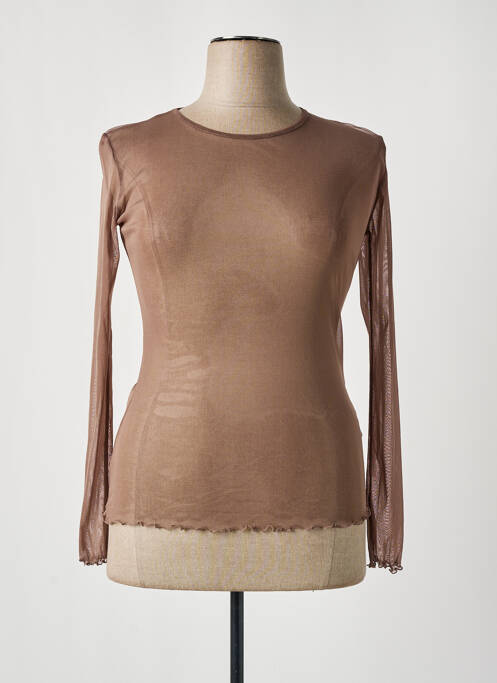 Top marron BEAURIVAGE pour femme