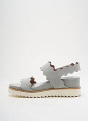 Sandales/Nu pieds gris HOMERS pour femme seconde vue