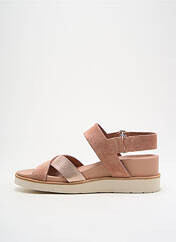 Sandales/Nu pieds rose HOMERS pour femme seconde vue