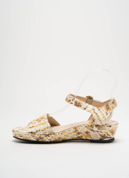 Sandales/Nu pieds beige BRUNATE pour femme