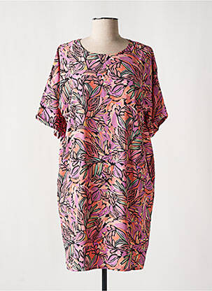 Robe courte manches courtes manches courtes rose MOLLY BRACKEN femme