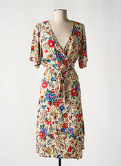 Robe mi-longue beige GEISHA pour femme seconde vue