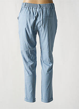 Pantalon slim taille élastique taille normale bleu EVA KAYAN femme