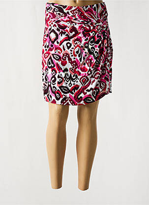 Jupe short taille haute rose CECIL femme