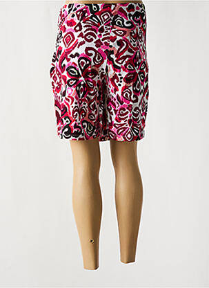 Jupe short taille haute rose CECIL femme