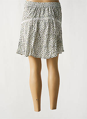 Jupe courte taille haute blanc GARCIA femme