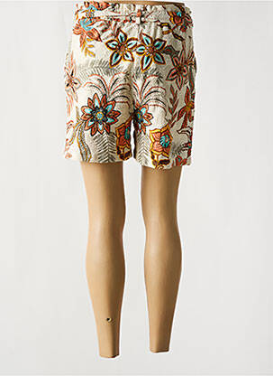 Short coupe fluide taille haute beige GARCIA femme