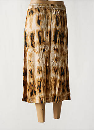 Jupe mi-longue taille haute beige CREAM femme