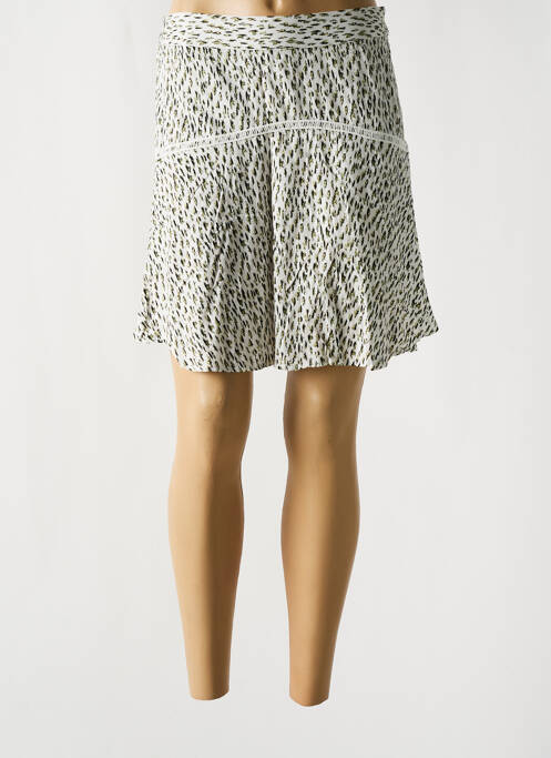 Jupe courte blanc GARCIA pour femme