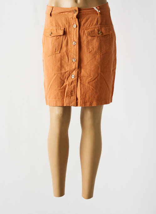 Jupe courte orange LOLA ESPELETA pour femme