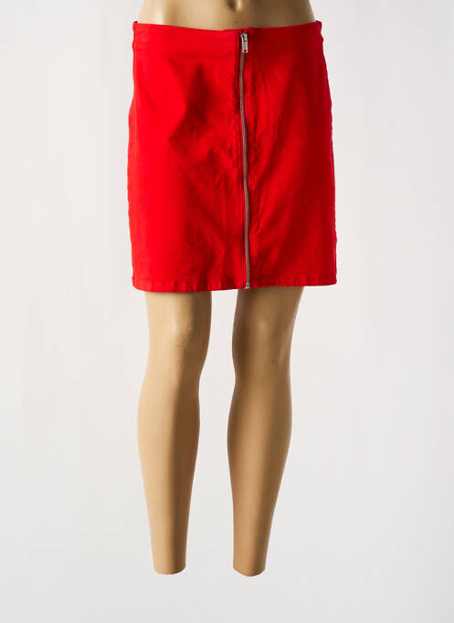 Jupe courte rouge LPB pour femme