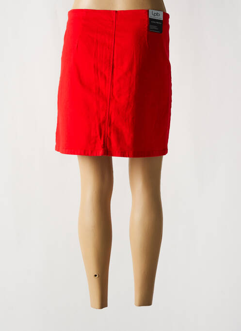 Jupe courte rouge LPB pour femme