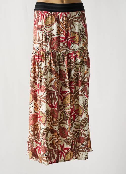 Jupe longue beige GARCIA pour femme