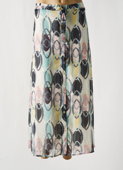 Jupe longue bleu GEISHA pour femme