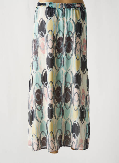 Jupe longue bleu GEISHA pour femme