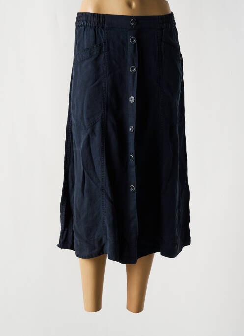 Jupe mi-longue bleu GEISHA pour femme