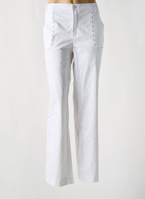 Pantalon chino blanc EVA KAYAN pour femme