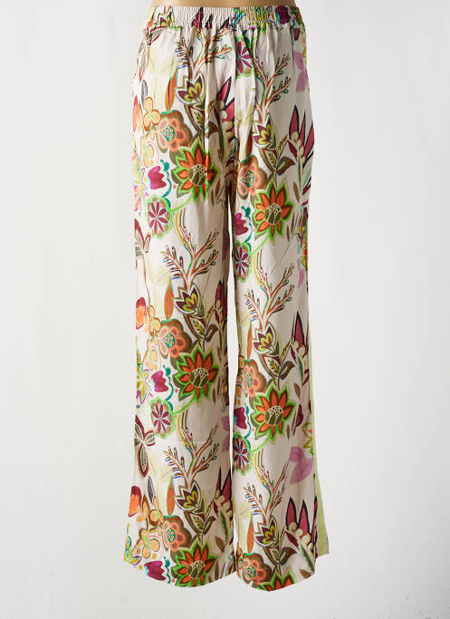 Pantalon large beige GEISHA pour femme